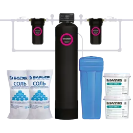 Комплект коттеджной системы Barrier Ace SOFT 1,2 с защитой от конденсата (умягчение воды)