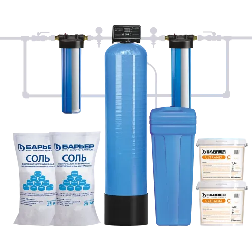 Комплект коттеджной системы Barrier Ace ULTRA C 1,2 (обезжелезивание и умягчение воды)