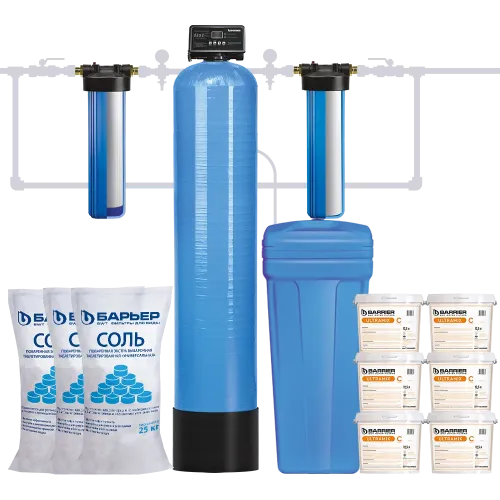 Комплект коттеджной системы Barrier Ace ULTRA С 2,4 (обезжелезивание и умягчение воды)