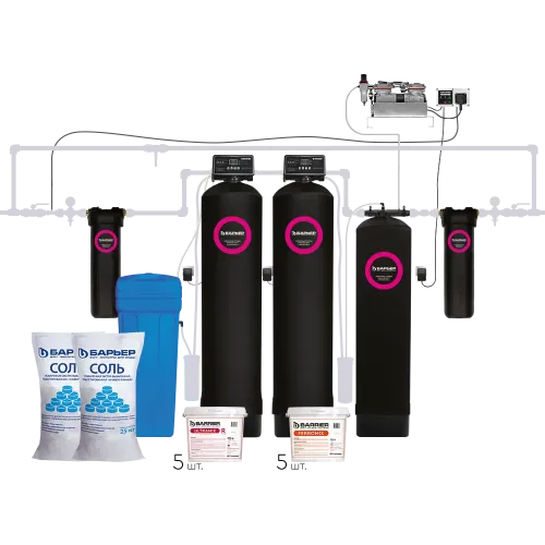 Barrier Ace Ultra R 1.8 kottej tizimi to'plami kondensatsiyadan himoyalangan (AERATION + kechiktirish va suvni yumshatish)