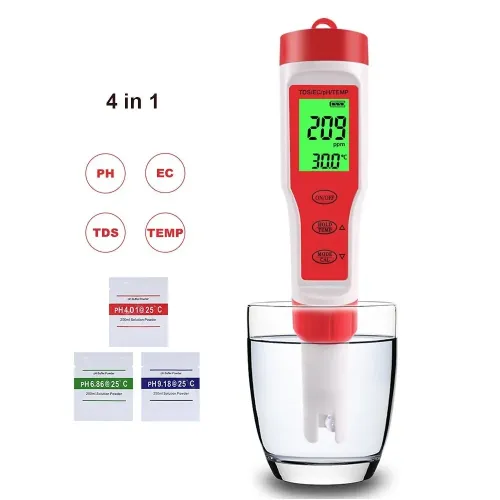 Многофункциональный прибор для измерения качества воды (4-в-1)